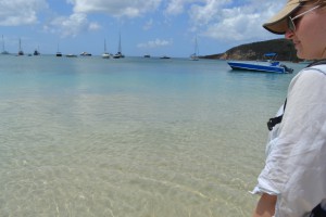 Det smukke vand ved Sandy Ground, Anguilla